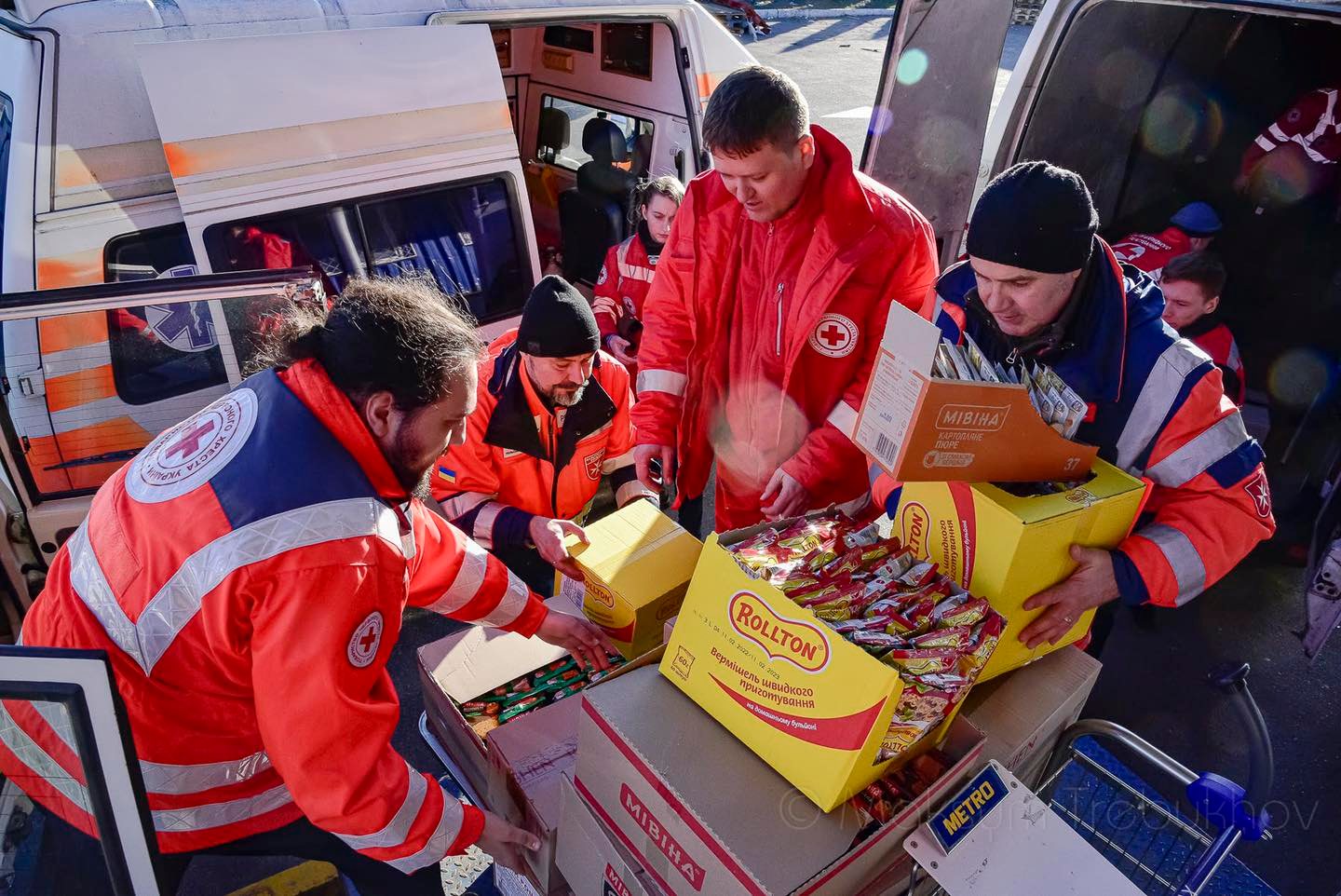 紅十字會為逃離戰爭跨越邊界的烏克蘭人提供支援