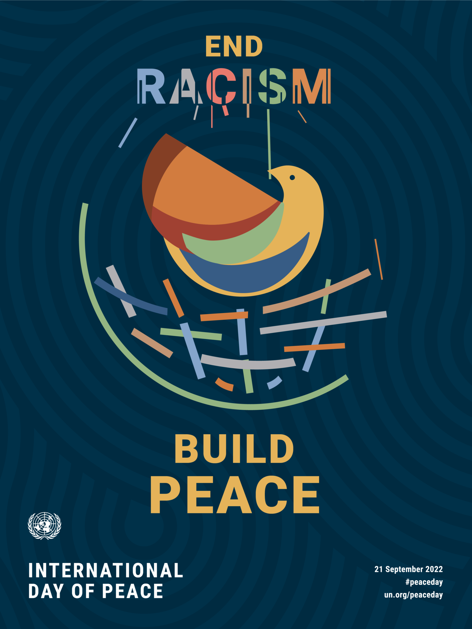 聯合國製作2022國際和平日海報
