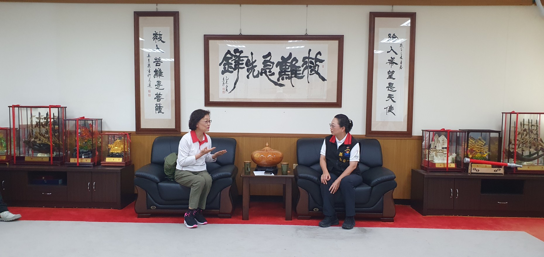 President Wang Qing-Feng Visits Hualien to Offer Comfort to Red Cross Disaster RescueTeam 
